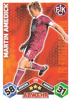 Martin Amedick 1. FC Kaiserslautern 2010/11 Topps MA Bundesliga #129